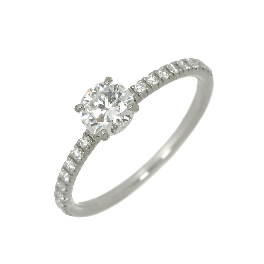 Cartier Etincelle Half Diamond Ring, 0.40ct G VVS1 3EX, Size 47, Platinum.